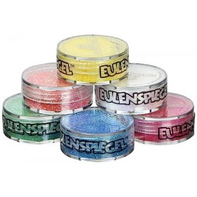 Eulenspiegel 999158 - Paillettes en Polyester - Édition Glamour - 6 x 6 g - Paillettes - pour Carnaval, Halloween, fête à thè