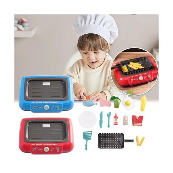 Ensemble de cuisine multifonction à induction pour enfants, jouet pour enfants, reconnaître les cadeaux de couleur des alimen