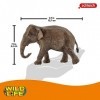 Schleich 14761 Éléphant dAfrique femelle, dès 3 ans, Wild Life - figurine, 14,6 x 7,5 x 9,1 cm