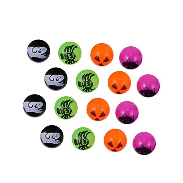 Amosfun 30 Pièces Jouet De Balle Gonflable dhalloween pour Enfants Jouets pour Enfants Ensemble De Jeu pour Enfants Jouets D