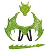 YXBOMG Ailes de Dragon Masque Queue Halloween Costume de Dragon Costume pour Enfants Costume dHabillage Accessoires de Jeux 