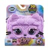 Purse Pets Fluffy Series - Lama - Compagnon INTERACTIF Format Sac A Main - Lama Animal Interactif Fausse Fourrure Qui Cligne 