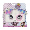 Purse Pets Fluffy Series - Lama - Compagnon INTERACTIF Format Sac A Main - Lama Animal Interactif Fausse Fourrure Qui Cligne 