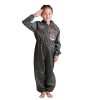 Combinaison Enfant Pilote davion pour Fans de Top Gun | Costume Salopette Pilote de Chasse | Taille: 140