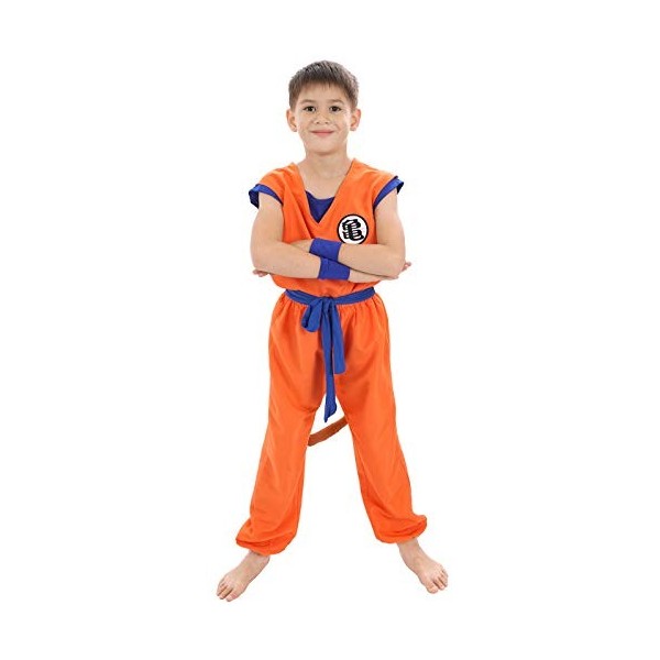 Costume Enfant Son Goku | Survêtement de Muten Roshi | Taille: 110