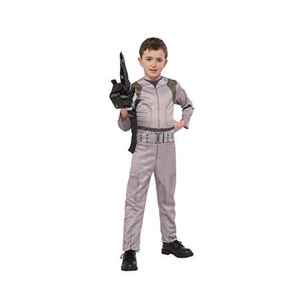 Rubies Costume Officiel Ghostbusters Combinaison avec Motif Baguette Magique Gonflable Proton – 2016 – Enfant Grand