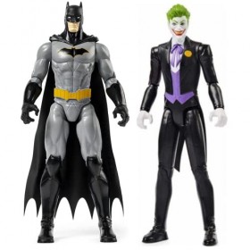 DC Comics Universe Lot de 2 figurines articulées 30 cm – Rebirth Batman & Joker