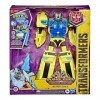 Transformers Bumblebee Cyberverse Adventures Battle Call Bumblebee, classe Officier, sons et lumières activés par la voix