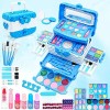 Mrabbitoo Maquillage Enfant Jouet Filles - Non Toxique Kit de Maquillage Enfant Fille,Lavable Coffret Maquillage Enfant Fille