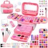 ARANEE Maquillage Enfant Jouet Filles, Kit de Maquillage Lavable, Jouets Fille sûr et Coffret de Beauté, Cadeau de Noël Anniv