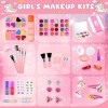 ARANEE Maquillage Enfant Jouet Filles, Kit de Maquillage Lavable, Jouets Fille sûr et Coffret de Beauté, Cadeau de Noël Anniv