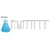 ReliBeauty Déguisement Princesse Filles Manches Longues Robe Costume avec Accessoires Bleu，150