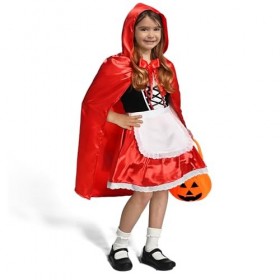 Spooktacular Creations Costume du petit chaperon rouge, costume dHalloween pour filles pour les jeux de rôle, les fêtes et l