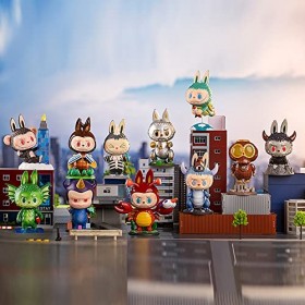 pop mart The Monsters Kaiju Series Lot de 3 boîtes de figurines daction exclusives à collectionner - Jouet mignon - Cadeau c