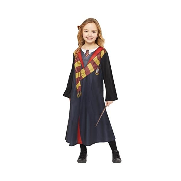 Amscan - Costume enfant Hermione, Poudlard, Harry Potter, Gryffondor, Mage, Sorcier, Carnaval