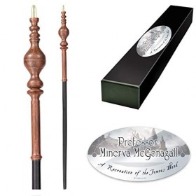 The Noble Collection - Professor Minerva McGonagall Character Wand - 16in 40cm Wizarding World Wand with Name Tag - Harry P