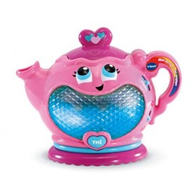 VTech - Mon Service à Thé Magique, Théière Musicale et Lumineuse, Cuisine Enfant, Dinette Interactive, 9 Pièces et Accessoire
