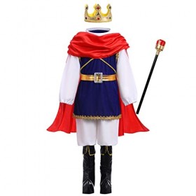 OBEEII Costume Prince charmant pour Enfants, Déguisement Prince