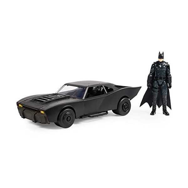 BATMAN DC Comics, Batmobile avec Figurine de 30 cm, Collection du Film, Jouets pour Enfants pour garçons et Filles à partir d