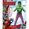 Marvel- Hulk Costume, 640922-M, Multicolore, M 5-7 años 