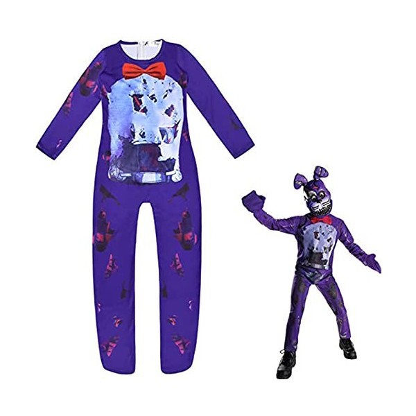 Five Nights at Freddys Cosplay Bodys, FNAF Halloween Party Déguisements Costumes De Scène, Freddy/Bonnie/Chica/Foxy Jeu dhor