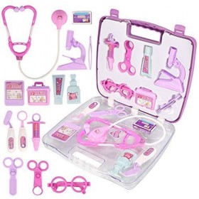 VGEBY1 Kit de Simulation de Docteurs, Jeu de Rôle de Médecin Habiller Equipement Médical pour Garçons Filles