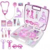 VGEBY1 Kit de Simulation de Docteurs, Jeu de Rôle de Médecin Habiller Equipement Médical pour Garçons Filles