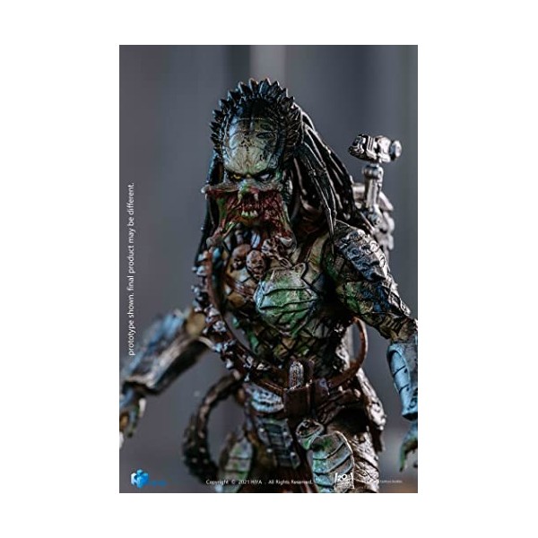 Diamond Select LP0124 Figura Previews Exclusive Battle Damage Wolf Predator 1/18, Multicolore, One Size