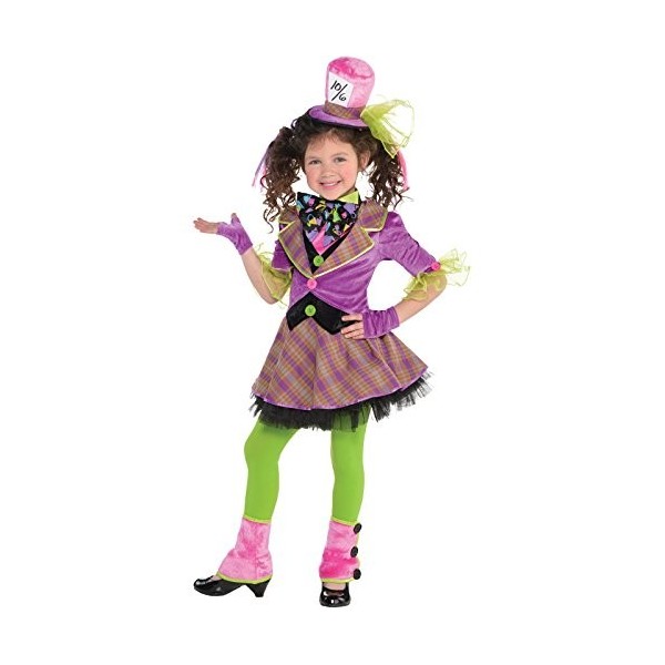  PKT 9901797 Costume Chapelier fou pour fille 6-8 ans