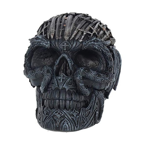 Nemesis Now Sword Skull Figurine en résine Noir 18,5 cm
