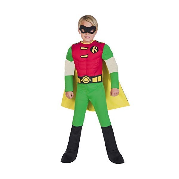  9908376 Child Boys Robin Muscle Chest Costume 10-12yr 