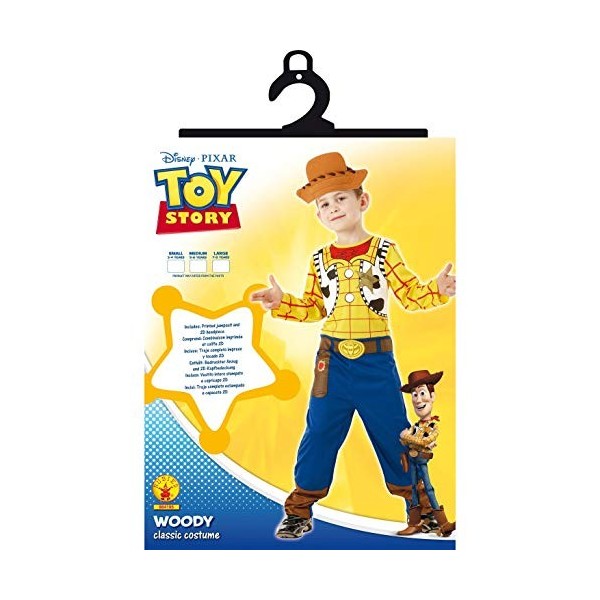 Rubies - Toy Story - Costume Woody - Taille L 7-8 ans- I-884195L