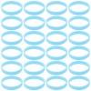 Ipetboom 100Pcs Bracelets en Silicone Bracelet en Silicone Lueur Lumineuse dans Bracelets Sombres Bracelets Lumineux Bracelet