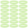 Ipetboom 100Pcs Bracelets en Silicone Bracelet en Silicone Lueur Lumineuse dans Bracelets Sombres Bracelets Lumineux Bracelet