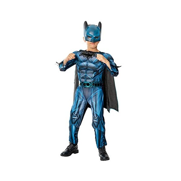 Rubies Déguisement Batman Bat-Tech, Deluxe, DC Comics, pour enfants, taille M, 5-6 ans 301226-M 