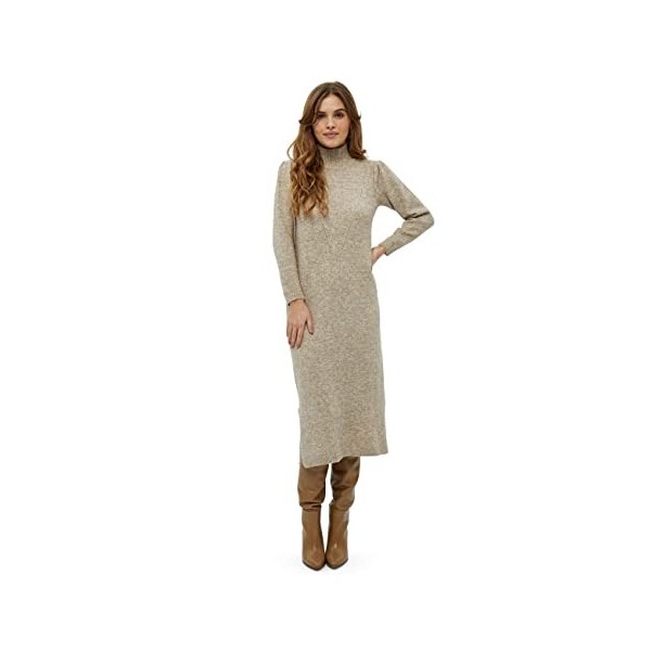 Peppercorn Helene Manches Bouffantes Marron pour Femmes | Robes dautomne Taille XL, 0273m Mélange de Sable Chaud