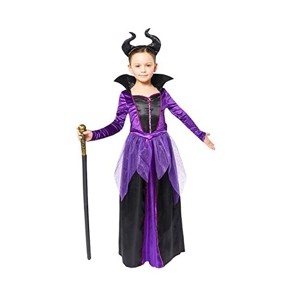 amscan 9915014 Costume de reine des contes de fées pour enfants de 6 à 8 ans Violet