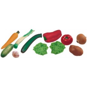 Miniland Educational 936126 - Sacs avec hortalizas surtidas, 11 unités