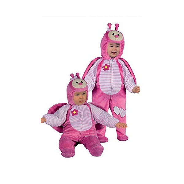 Ciao Bruchetto Rosa tutina Costume Baby Taglia 1-2 Anni Tout-Petit et Nourrisson, Rose, Ans Garçon