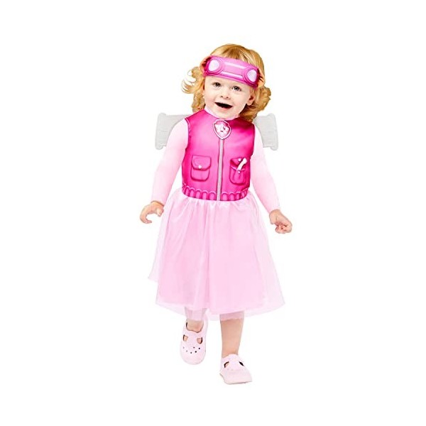 Amscan- Deguisement, 9909104, 2-3 ans 86-94 cm , Rose