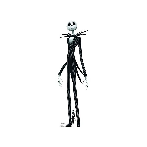 SC1677 Zero The Nightmare Before Christmas Party Supplies Silhouette en Carton Grandeur Nature avec Mini