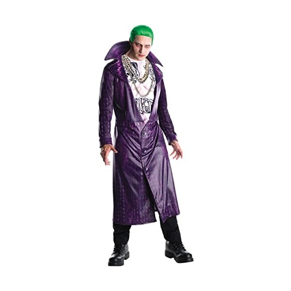 RUBIES - Suicide Squad Officiel - Déguisement Le Joker Adulte Homme - Taille Unique - Costume Veste avec Chemise - Pour Hallo