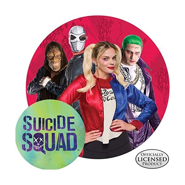 RUBIES - Suicide Squad Officiel - Déguisement Le Joker Adulte Homme - Taille Unique - Costume Veste avec Chemise - Pour Hallo