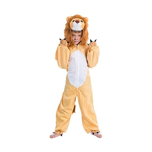 Aptafêtes - CS850045/140 -Déguisement de Lion Peluche - Toon pour Enfant Taille 140 cm