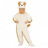 "BULLDOG IN SOFT PLUSH" hooded jumpsuit with mask - 98 cm / 1-2 Years 