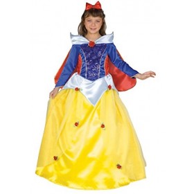 Ciao Biancaneve Déguisement Princesse Blanche Neige pour fille 8-10 ans , girls, 18375.4-6, Jaune/bleu/rouge, 4-6 anni