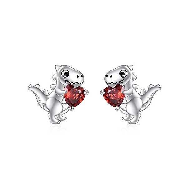 VONALA Boucles doreilles en argent sterling 925 avec motif animal - Hypoallergénique - Pour la Saint-Valentin, un anniversai