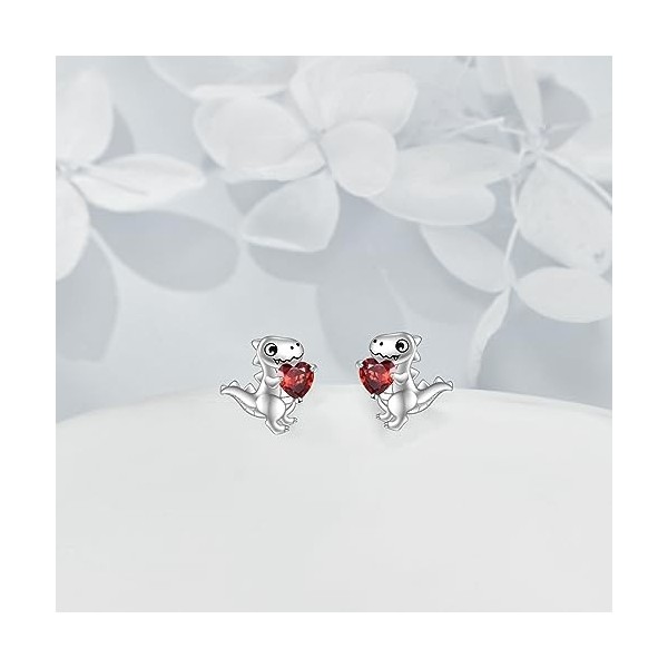 VONALA Boucles doreilles en argent sterling 925 avec motif animal - Hypoallergénique - Pour la Saint-Valentin, un anniversai