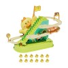 Amagogo Ensemble de Jeu de Piste de Course de Canards, Jouets descalade pour Petits Canards, Canard Jouet de Montagnes Russe