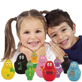 Barbapapa, Coffret Famille 9 personnages, Figurines 8 cm, Jouet pour enfants dès 12 Mois plus, BAP07